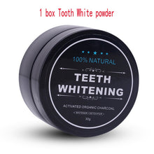 Load image into Gallery viewer, 30g Tooth Whitening Powder Activated Bamboo Charcoal Toothpaste  Tartar Stain Removal Natural Teeth Whitening Charcoal Powder
